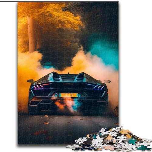 Puzzle 1000 Teile Cooles Sportauto aus Holz, für Teenager ab 14 Jahren, Heimdekoration, 50x75cm, pädagogisches und unterhaltsames Indoor-Spiel für die Heimdekoration Puzzle 1000 Teile Cooles Sportauto aus Holz, für Teenager ab 14 Jahren, Heimdekoration, 50x75cm, pädagogisches und unterhaltsames Indoor-Spiel für die Heimdekoration von MLADSOEHK