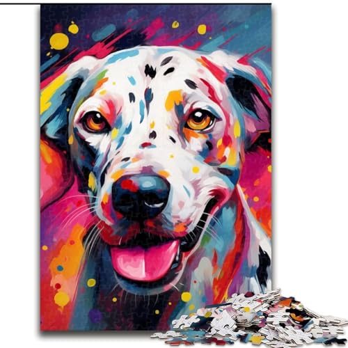 Puzzle 1000 Teile Dalmatiner aus Holz, für Jugendliche ab 14 Jahren, Heimdekoration, 50x75cm, pädagogisches und unterhaltsames Indoor-Spiel für die Heimdekoration Puzzle 1000 Teile Dalmatiner aus Holz, für Jugendliche ab 14 Jahren, Heimdekoration, 50x75cm, pädagogisches und unterhaltsames Indoor-Spiel für die Heimdekoration von MLADSOEHK