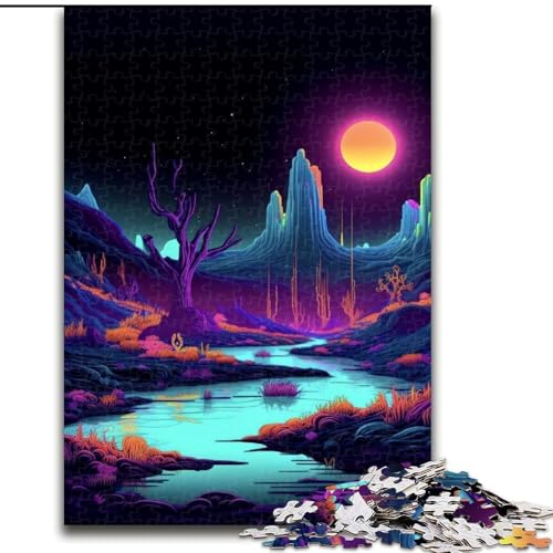 Puzzle 1000 Teile Dunkler Wald aus Holz, für Jugendliche ab 14 Jahren, Heimdekoration, 50x75cm, Denkspiel für Jugendliche Puzzle 1000 Teile Dunkler Wald aus Holz, für Jugendliche ab 14 Jahren, Heimdekoration, 50x75cm, Denkspiel für Jugendliche von MLADSOEHK