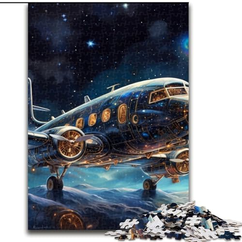 Puzzle 1000 Teile Fantasieflugzeug aus Holz, für Teenager ab 14 Jahren, Heimdekoration, 50x75cm, pädagogisches und unterhaltsames Indoor-Spiel für die Heimdekoration Puzzle 1000 Teile Fantasieflugzeug aus Holz, für Teenager ab 14 Jahren, Heimdekoration, 50x75cm, pädagogisches und unterhaltsames Indoor-Spiel für die Heimdekoration von MLADSOEHK