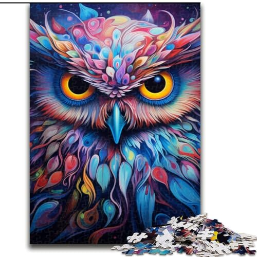 Puzzle 1000 Teile Fantasy Art Eule aus Holz, Spielzeug, Geschenk, pädagogisches, intellektuelles, entspannendes Spaßspiel für die ganze Familie, 50x75cm, Geburtstagsfeier für Männer und Frauen Puzzle 1000 Teile Fantasy Art Eule aus Holz, Spielzeug, Geschenk, pädagogisches, intellektuelles, entspannendes Spaßspiel für die ganze Familie, 50x75cm, Geburtstagsfeier für Männer und Frauen von MLADSOEHK