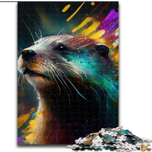 Puzzle 1000 Teile Fantasy Otter aus Holz, Spielzeug, Geschenk, pädagogisches, intellektuelles, entspannendes Spaßspiel für die ganze Familie, 50x75cm, Geburtstagsfeier für Männer und Frauen Puzzle 1000 Teile Fantasy Otter aus Holz, Spielzeug, Geschenk, pädagogisches, intellektuelles, entspannendes Spaßspiel für die ganze Familie, 50x75cm, Geburtstagsfeier für Männer und Frauen von MLADSOEHK