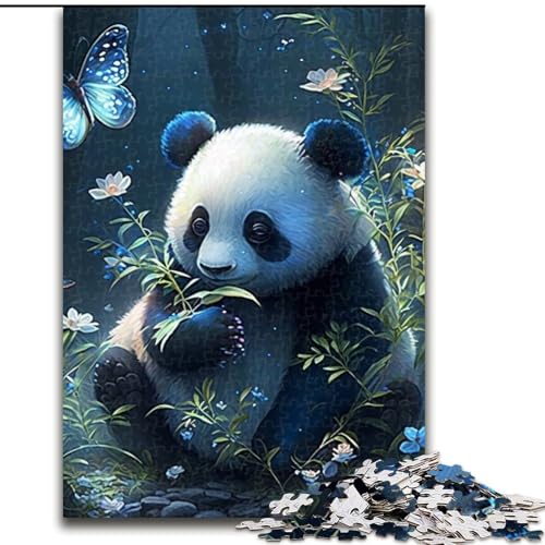 Puzzle 1000 Teile Fantasy Panda aus Holz, für Teenager ab 14 Jahren, Heimdekoration, 50x75cm, pädagogisches und unterhaltsames Indoor-Spiel für die Heimdekoration Puzzle 1000 Teile Fantasy Panda aus Holz, für Teenager ab 14 Jahren, Heimdekoration, 50x75cm, pädagogisches und unterhaltsames Indoor-Spiel für die Heimdekoration von MLADSOEHK