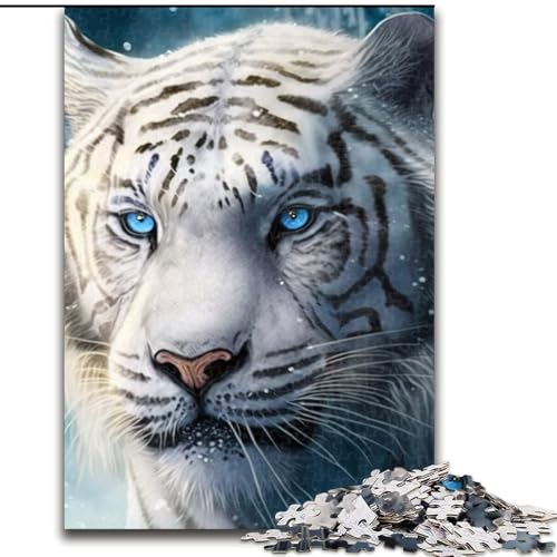 Puzzle 1000 Teile Fantasy Tiger aus Holz, für Teenager ab 14 Jahren, Heimdekoration, 50x75cm, pädagogisches und unterhaltsames Indoor-Spiel für die Heimdekoration Puzzle 1000 Teile Fantasy Tiger aus Holz, für Teenager ab 14 Jahren, Heimdekoration, 50x75cm, pädagogisches und unterhaltsames Indoor-Spiel für die Heimdekoration von MLADSOEHK