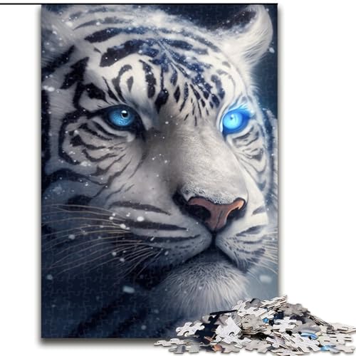 Puzzle 1000 Teile Fantasy Tiger aus Holz, perfektes DIY-Kunstdekor oder Geburtstagsgeschenk 50x75cm, hirnforderndes DIY-Dekorationsspiel, interaktives Familienspielzeug Puzzle 1000 Teile Fantasy Tiger aus Holz, perfektes DIY-Kunstdekor oder Geburtstagsgeschenk 50x75cm, hirnforderndes DIY-Dekorationsspiel, interaktives Familienspielzeug von MLADSOEHK
