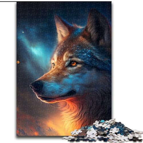 Puzzle 1000 Teile Fantasy Wolf aus Holz, Spielzeug, Geschenk, pädagogisches, intellektuelles, entspannendes Spaßspiel für die ganze Familie, 50x75cm, Geburtstagsfeier für Männer und Frauen Puzzle 1000 Teile Fantasy Wolf aus Holz, Spielzeug, Geschenk, pädagogisches, intellektuelles, entspannendes Spaßspiel für die ganze Familie, 50x75cm, Geburtstagsfeier für Männer und Frauen von MLADSOEHK