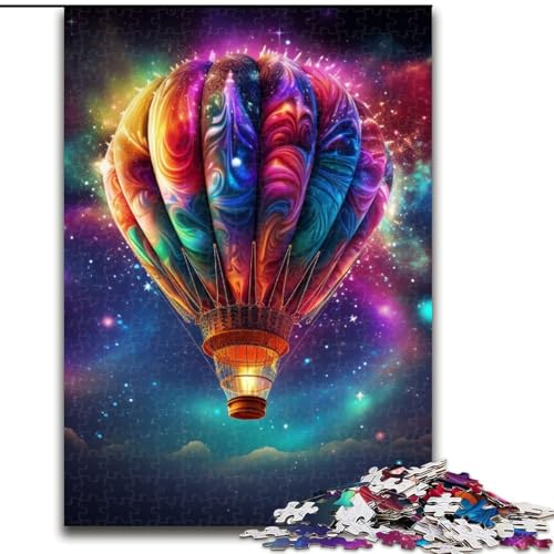 Puzzle 1000 Teile Galaxie-Heißluftballon aus Holz, für Teenager ab 14 Jahren, Heimdekoration, 50x75cm, Denkspiel für Teenager Puzzle 1000 Teile Galaxie-Heißluftballon aus Holz, für Teenager ab 14 Jahren, Heimdekoration, 50x75cm, Denkspiel für Teenager von MLADSOEHK