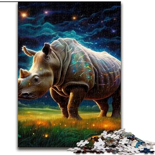 Puzzle 1000 Teile Galaxie-Nashorn aus Holz, Spielzeug, Geschenk, pädagogisches, intellektuelles, entspannendes Spaßspiel für die ganze Familie, 50x75cm, Geburtstagsfeier für Männer und Frauen Puzzle 1000 Teile Galaxie-Nashorn aus Holz, Spielzeug, Geschenk, pädagogisches, intellektuelles, entspannendes Spaßspiel für die ganze Familie, 50x75cm, Geburtstagsfeier für Männer und Frauen von MLADSOEHK