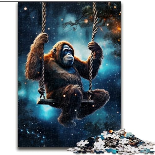 Puzzle 1000 Teile Galaxien Orang-Utans aus Holz, Spielzeug Geschenk Pädagogisches Intellektuelles Dekomprimierungsspaß Familienspiel 50x75cm Geburtstagsfeier für Männer Frauen Puzzle 1000 Teile Galaxien Orang-Utans aus Holz, Spielzeug Geschenk Pädagogisches Intellektuelles Dekomprimierungsspaß Familienspiel 50x75cm Geburtstagsfeier für Männer Frauen von MLADSOEHK