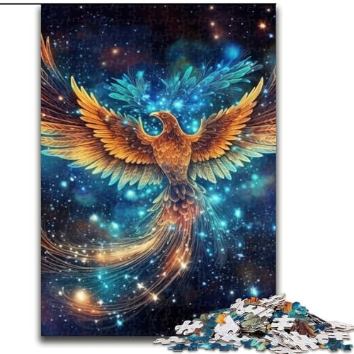 Puzzle 1000 Teile Galaxievogel des Phönix aus Holz, für Teenager ab 14 Jahren, Heimdekoration, 50x75cm, pädagogisches und unterhaltsames Indoor-Spiel für die Heimdekoration Puzzle 1000 Teile Galaxievogel des Phönix aus Holz, für Teenager ab 14 Jahren, Heimdekoration, 50x75cm, pädagogisches und unterhaltsames Indoor-Spiel für die Heimdekoration von MLADSOEHK