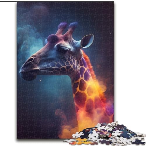 Puzzle 1000 Teile Giraffennebel aus Holz, Geschenkidee für die Feiertage, humorvolles Kunstwerk, detailliertes Kunstwerk, 50x75cm, für Geburtstag, Feiertage, Weihnachten, Halloween Puzzle 1000 Teile Giraffennebel aus Holz, Geschenkidee für die Feiertage, humorvolles Kunstwerk, detailliertes Kunstwerk, 50x75cm, für Geburtstag, Feiertage, Weihnachten, Halloween von MLADSOEHK
