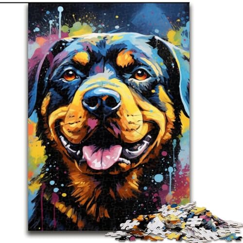 Puzzle 1000 Teile Graffiti-Malerei Hai aus Holz, für Teenager ab 14 Jahren, Heimdekoration, 50x75cm, pädagogisches und unterhaltsames Indoor-Spiel für die Heimdekoration Puzzle 1000 Teile Graffiti-Malerei Hai aus Holz, für Teenager ab 14 Jahren, Heimdekoration, 50x75cm, pädagogisches und unterhaltsames Indoor-Spiel für die Heimdekoration von MLADSOEHK