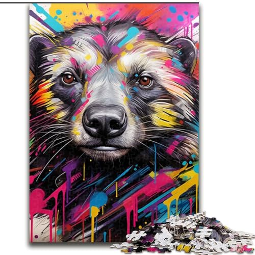 Puzzle 1000 Teile Pferde-Graffiti aus Holz, Spielzeug, Geschenk, pädagogisches, intellektuelles, entspannendes Spaßspiel für die ganze Familie, 50x75cm, Geburtstagsfeier für Männer und Frauen Puzzle 1000 Teile Pferde-Graffiti aus Holz, Spielzeug, Geschenk, pädagogisches, intellektuelles, entspannendes Spaßspiel für die ganze Familie, 50x75cm, Geburtstagsfeier für Männer und Frauen von MLADSOEHK