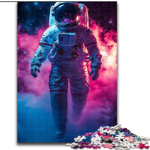 Puzzle 1000 Teile für Erwachsene, Astronaut, Spielspielzeug, jedes Teil ist einzigartig – anspruchsvolles Familienspiel für Kinder ab 14 Jahren (Größe 26x38cm) von MLADSOEHK