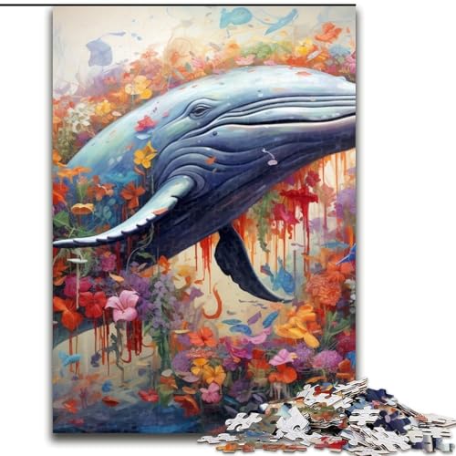 Puzzle 1000 Teile für Erwachsene, Blauwal, aus Holz, EIN tolles Geschenk für Familienspaß, 50x75cm, Denksportaufgabe, Spiel für Erwachsene, interaktive Familienaktivität Puzzle 1000 Teile für Erwachsene, Blauwal, aus Holz, EIN tolles Geschenk für Familienspaß, 50x75cm, Denksportaufgabe, Spiel für Erwachsene, interaktive Familienaktivität von MLADSOEHK