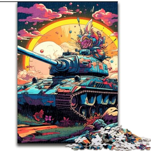 Puzzle 1000 Teile für Erwachsene, Blumentank, aus Holz, EIN tolles Geschenk für Familienspaß, 50x75cm, Denksportaufgabe, Spiel für Erwachsene, interaktive Familienaktivität Puzzle 1000 Teile für Erwachsene, Blumentank, aus Holz, EIN tolles Geschenk für Familienspaß, 50x75cm, Denksportaufgabe, Spiel für Erwachsene, interaktive Familienaktivität von MLADSOEHK