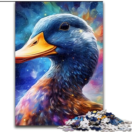 Puzzle 1000 Teile für Erwachsene, Bunte Kunstenten aus Holz, für Teenager und Familienspaß – DIY-Denkspiel, Geschenk, 50x75cm, Geburtstagsparty für Männer und Frauen Puzzle 1000 Teile für Erwachsene, Bunte Kunstenten aus Holz, für Teenager und Familienspaß – DIY-Denkspiel, Geschenk, 50x75cm, Geburtstagsparty für Männer und Frauen von MLADSOEHK