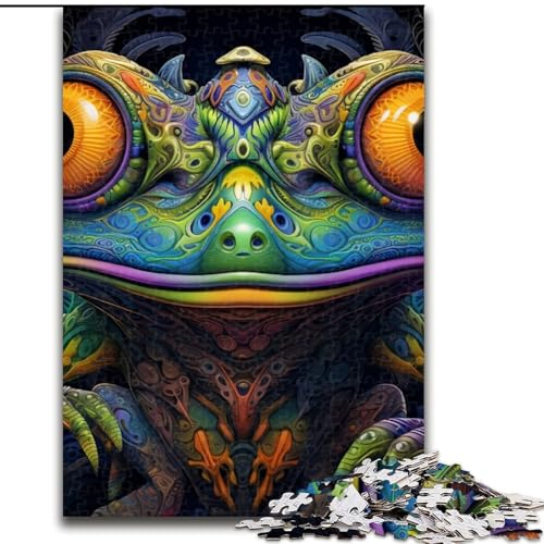 Puzzle 1000 Teile für Erwachsene, Bunte Laubfrösche aus Holz, für Teenager und Familienspaß – DIY-Denkspiel, Geschenk, 50x75cm, Geburtstagsparty für Männer und Frauen Puzzle 1000 Teile für Erwachsene, Bunte Laubfrösche aus Holz, für Teenager und Familienspaß – DIY-Denkspiel, Geschenk, 50x75cm, Geburtstagsparty für Männer und Frauen von MLADSOEHK
