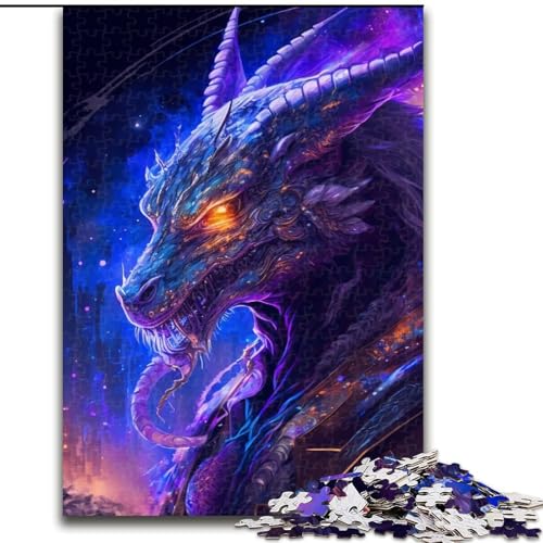 Puzzle 1000 Teile für Erwachsene, Drache aus Holz, EIN tolles Geschenk für Familienspaß, 50x75cm, Denksportaufgabe, Spiel für Erwachsene, interaktive Familienaktivität Puzzle 1000 Teile für Erwachsene, Drache aus Holz, EIN tolles Geschenk für Familienspaß, 50x75cm, Denksportaufgabe, Spiel für Erwachsene, interaktive Familienaktivität von MLADSOEHK