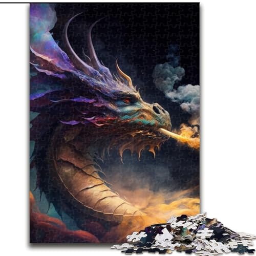 Puzzle 1000 Teile für Erwachsene, Drachennebel, aus Holz, einzigartige DIY-Geschenkidee für die Heimdekoration, 50x75cm, DIY-Kunstdekor Puzzle 1000 Teile für Erwachsene, Drachennebel, aus Holz, einzigartige DIY-Geschenkidee für die Heimdekoration, 50x75cm, DIY-Kunstdekor von MLADSOEHK