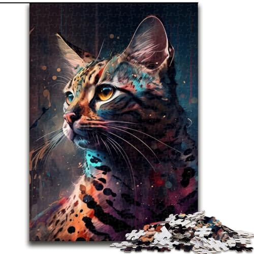 Puzzle 1000 Teile für Erwachsene, Fantasie-Bengalkatze, aus Holz, EIN tolles Geschenk für Familienspaß, 50x75cm, Denksportaufgabe, Spiel für Erwachsene, interaktive Familienaktivität Puzzle 1000 Teile für Erwachsene, Fantasie-Bengalkatze, aus Holz, EIN tolles Geschenk für Familienspaß, 50x75cm, Denksportaufgabe, Spiel für Erwachsene, interaktive Familienaktivität von MLADSOEHK