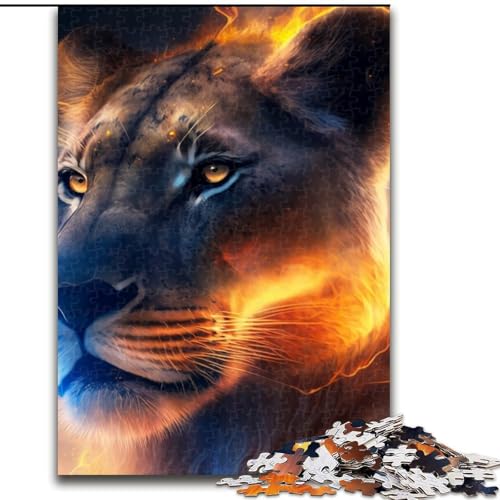 Puzzle 1000 Teile für Erwachsene, Fantasie-Löwe, aus Holz, EIN tolles Geschenk für Familienspaß, 50x75cm, Denksportaufgabe, Spiel für Erwachsene, interaktive Familienaktivität Puzzle 1000 Teile für Erwachsene, Fantasie-Löwe, aus Holz, EIN tolles Geschenk für Familienspaß, 50x75cm, Denksportaufgabe, Spiel für Erwachsene, interaktive Familienaktivität von MLADSOEHK