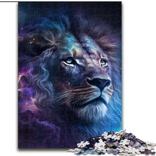 Puzzle 1000 Teile für Erwachsene, Fantasie-Löwe aus Holz, einzigartige DIY-Geschenkidee zur Heimdekoration, 50x75cm, für Geburtstag, Urlaub, Weihnachten, Halloween Puzzle 1000 Teile für Erwachsene, Fantasie-Löwe aus Holz, einzigartige DIY-Geschenkidee zur Heimdekoration, 50x75cm, für Geburtstag, Urlaub, Weihnachten, Halloween von MLADSOEHK