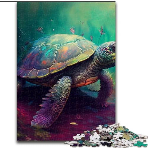 Puzzle 1000 Teile für Erwachsene, Fantasie-Schildkröte, aus Holz, EIN tolles Geschenk für Familienspaß, 50x75cm, Denksportaufgabe, Spiel für Erwachsene, interaktive Familienaktivität Puzzle 1000 Teile für Erwachsene, Fantasie-Schildkröte, aus Holz, EIN tolles Geschenk für Familienspaß, 50x75cm, Denksportaufgabe, Spiel für Erwachsene, interaktive Familienaktivität von MLADSOEHK