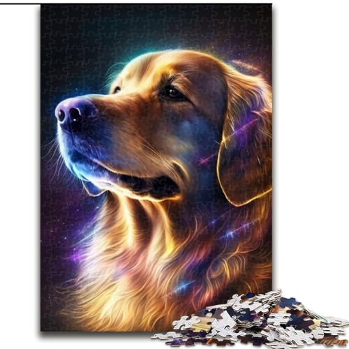 Puzzle 1000 Teile für Erwachsene, Fantasiehund aus Holz, einzigartige DIY-Geschenkidee zur Heimdekoration, 50x75cm, für Geburtstag, Urlaub, Weihnachten, Halloween Puzzle 1000 Teile für Erwachsene, Fantasiehund aus Holz, einzigartige DIY-Geschenkidee zur Heimdekoration, 50x75cm, für Geburtstag, Urlaub, Weihnachten, Halloween von MLADSOEHK