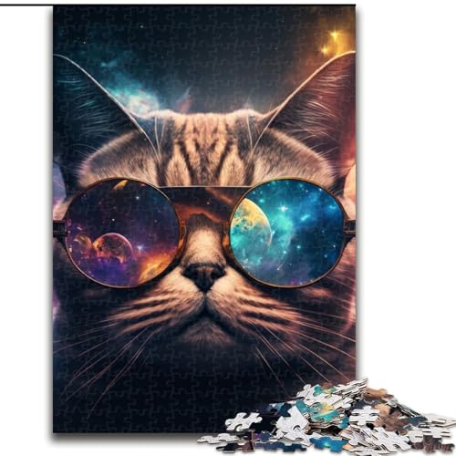 Puzzle 1000 Teile für Erwachsene, Fantasiekatze aus Holz, Kinder ab 14 Jahren, 50x75cm, für Familienspaß, perfekt für Feiertage, interaktive Spieleabende Puzzle 1000 Teile für Erwachsene, Fantasiekatze aus Holz, Kinder ab 14 Jahren, 50x75cm, für Familienspaß, perfekt für Feiertage, interaktive Spieleabende von MLADSOEHK