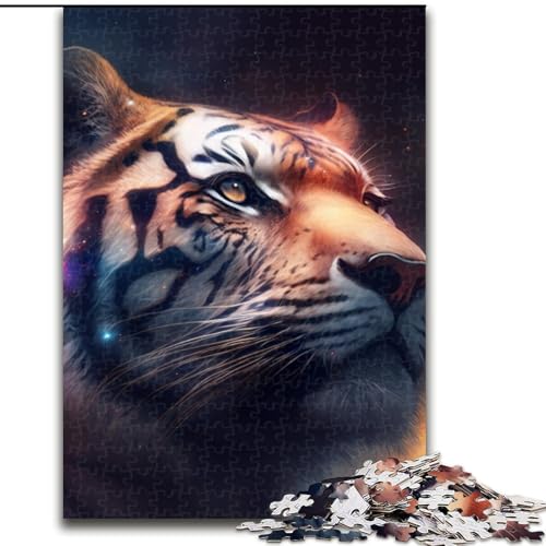Puzzle 1000 Teile für Erwachsene, Fantasy-Tiger, aus Holz, EIN tolles Geschenk für Familienspaß, 50x75cm, Denksportaufgabe, Spiel für Erwachsene, interaktive Familienaktivität Puzzle 1000 Teile für Erwachsene, Fantasy-Tiger, aus Holz, EIN tolles Geschenk für Familienspaß, 50x75cm, Denksportaufgabe, Spiel für Erwachsene, interaktive Familienaktivität von MLADSOEHK