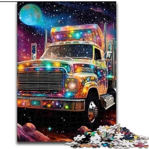 Puzzle 1000 Teile für Erwachsene, Fantasy-Truck aus Holz, einzigartige DIY-Heimdekoration, Geschenkidee, 50x75cm, für Geburtstag, Urlaub, Weihnachten, Halloween Puzzle 1000 Teile für Erwachsene, Fantasy-Truck aus Holz, einzigartige DIY-Heimdekoration, Geschenkidee, 50x75cm, für Geburtstag, Urlaub, Weihnachten, Halloween von MLADSOEHK