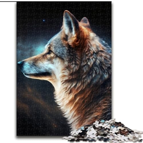 Puzzle 1000 Teile für Erwachsene, Fantasy-Wolf, aus Holz, EIN tolles Geschenk für Familienspaß, 50x75cm, Denksportaufgabe, Spiel für Erwachsene, interaktive Familienaktivität Puzzle 1000 Teile für Erwachsene, Fantasy-Wolf, aus Holz, EIN tolles Geschenk für Familienspaß, 50x75cm, Denksportaufgabe, Spiel für Erwachsene, interaktive Familienaktivität von MLADSOEHK