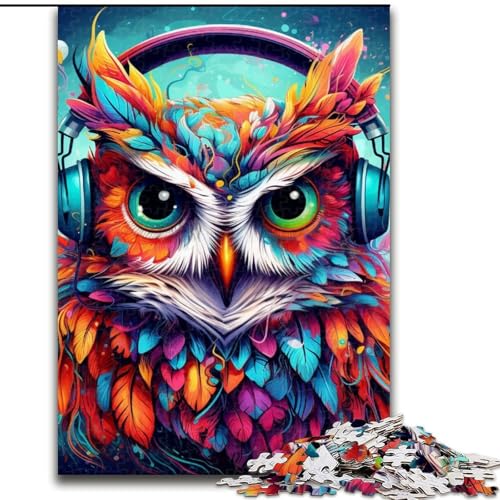 Puzzle 1000 Teile für Erwachsene, Farbeule, aus Holz, ideal für Familienspaß, Entspannung, 50x75cm, für interaktives Familienspiel Puzzle 1000 Teile für Erwachsene, Farbeule, aus Holz, ideal für Familienspaß, Entspannung, 50x75cm, für interaktives Familienspiel von MLADSOEHK