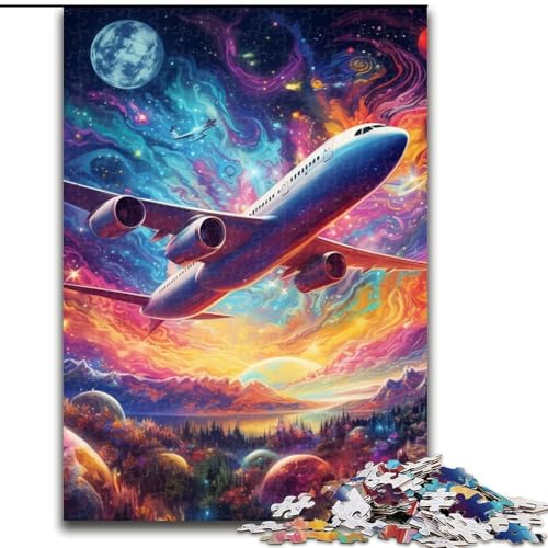 Puzzle 1000 Teile für Erwachsene, Farbkunst, Flugzeug aus Holz, EIN tolles Geschenk für Familienspaß, 50x75cm, Denksportaufgabe, Spiel für Erwachsene, interaktive Familienaktivität Puzzle 1000 Teile für Erwachsene, Farbkunst, Flugzeug aus Holz, EIN tolles Geschenk für Familienspaß, 50x75cm, Denksportaufgabe, Spiel für Erwachsene, interaktive Familienaktivität von MLADSOEHK