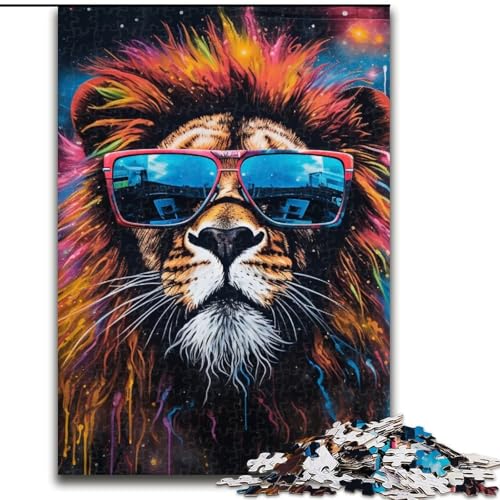 Puzzle 1000 Teile für Erwachsene, Galaxie-Löwe, aus Holz, für Teenager und Familienspaß – DIY-Denkspiel, Geschenk, 50x75cm, Geburtstagsparty für Männer und Frauen Puzzle 1000 Teile für Erwachsene, Galaxie-Löwe, aus Holz, für Teenager und Familienspaß – DIY-Denkspiel, Geschenk, 50x75cm, Geburtstagsparty für Männer und Frauen von MLADSOEHK