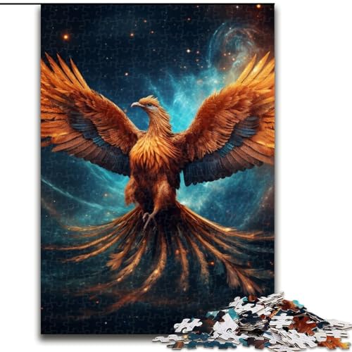 Puzzle 1000 Teile für Erwachsene, Galaxie-Phönix, aus Holz, einzigartige DIY-Geschenkidee zur Heimdekoration, 50x75cm, für Geburtstag, Feiertage, Weihnachten, Halloween Puzzle 1000 Teile für Erwachsene, Galaxie-Phönix, aus Holz, einzigartige DIY-Geschenkidee zur Heimdekoration, 50x75cm, für Geburtstag, Feiertage, Weihnachten, Halloween von MLADSOEHK