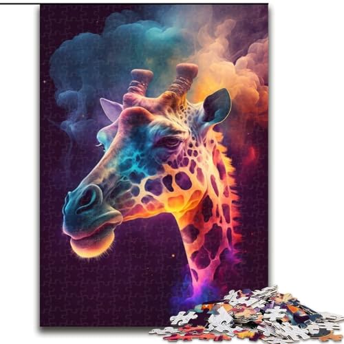 Puzzle 1000 Teile für Erwachsene, Giraffennebel aus Holz, einzigartige DIY-Geschenkidee zur Heimdekoration, 50x75cm, für Geburtstage, Feiertage, Weihnachten, Halloween Puzzle 1000 Teile für Erwachsene, Giraffennebel aus Holz, einzigartige DIY-Geschenkidee zur Heimdekoration, 50x75cm, für Geburtstage, Feiertage, Weihnachten, Halloween von MLADSOEHK