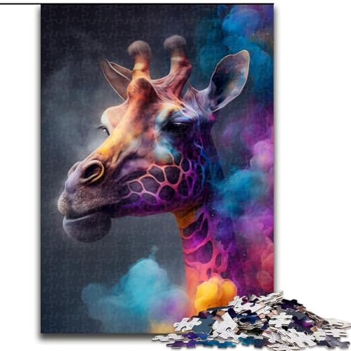 Puzzle 1000 Teile für Erwachsene, Giraffennebel aus Holz, einzigartige DIY-Geschenkidee zur Heimdekoration, 50x75cm, für Geburtstage, Feiertage, Weihnachten, Halloween Puzzle 1000 Teile für Erwachsene, Giraffennebel aus Holz, einzigartige DIY-Geschenkidee zur Heimdekoration, 50x75cm, für Geburtstage, Feiertage, Weihnachten, Halloween von MLADSOEHK