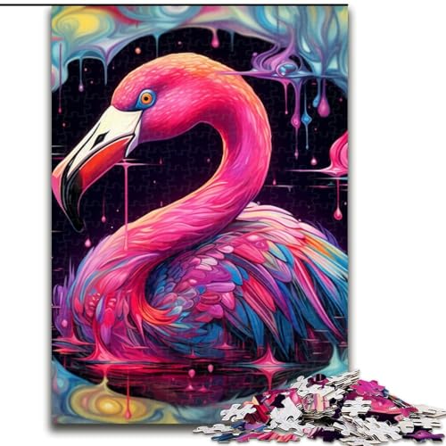 Puzzle 1000 Teile für Erwachsene, Kunst, Psychedelischer Flamingo, aus Holz, EIN tolles Geschenk für Familienspaß, 50x75cm, Denksportaufgabe, Spiel für Erwachsene, interaktive Familienaktivität Puzzle 1000 Teile für Erwachsene, Kunst, Psychedelischer Flamingo, aus Holz, EIN tolles Geschenk für Familienspaß, 50x75cm, Denksportaufgabe, Spiel für Erwachsene, interaktive Familienaktivität von MLADSOEHK