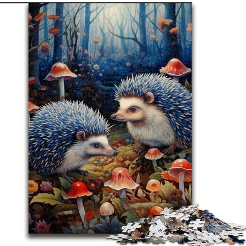 Puzzle 1000 Teile für Erwachsene, Kunst-Igel, aus Holz, EIN tolles Geschenk für Familienspaß, 50x75cm, Denksportaufgabe, Spiel für Erwachsene, interaktive Familienaktivität Puzzle 1000 Teile für Erwachsene, Kunst-Igel, aus Holz, EIN tolles Geschenk für Familienspaß, 50x75cm, Denksportaufgabe, Spiel für Erwachsene, interaktive Familienaktivität von MLADSOEHK