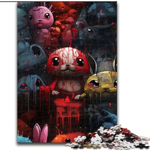 Puzzle 1000 Teile für Erwachsene, Kunst-Kaninchen aus Holz, EIN tolles Geschenk für Familienspaß, 50x75cm, Denksportaufgabe, Spiel für Erwachsene, interaktive Familienaktivität Puzzle 1000 Teile für Erwachsene, Kunst-Kaninchen aus Holz, EIN tolles Geschenk für Familienspaß, 50x75cm, Denksportaufgabe, Spiel für Erwachsene, interaktive Familienaktivität von MLADSOEHK