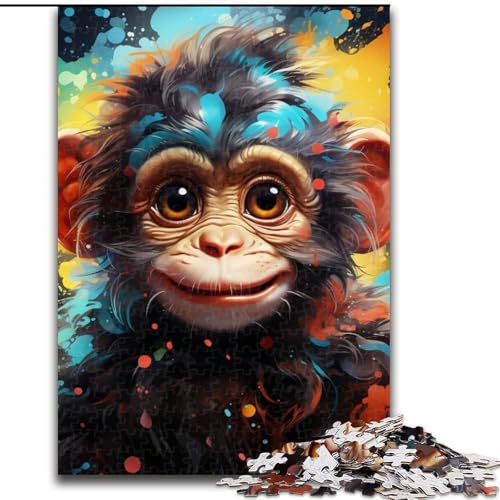 Puzzle 1000 Teile für Erwachsene, Kunstaffe aus Holz, einzigartige DIY-Geschenkidee zur Heimdekoration, 50x75cm, für Heimdekoration, Gehirntraining Puzzle 1000 Teile für Erwachsene, Kunstaffe aus Holz, einzigartige DIY-Geschenkidee zur Heimdekoration, 50x75cm, für Heimdekoration, Gehirntraining von MLADSOEHK
