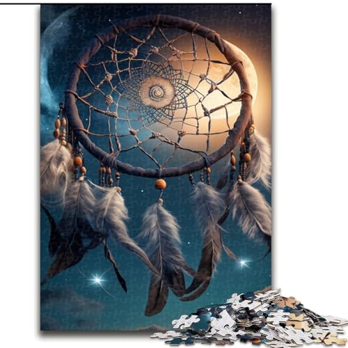 Puzzle 1000 Teile für Erwachsene, Traumfänger aus Holz, Kinder ab 14 Jahren, 50x75cm, für Familienspaß, perfekt für Feiertage, interaktive Spieleabende Puzzle 1000 Teile für Erwachsene, Traumfänger aus Holz, Kinder ab 14 Jahren, 50x75cm, für Familienspaß, perfekt für Feiertage, interaktive Spieleabende von MLADSOEHK