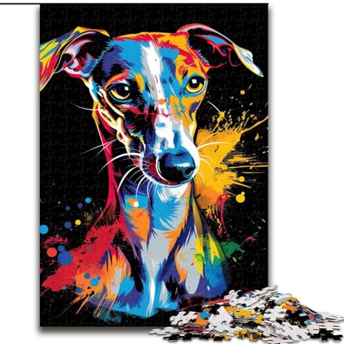 Puzzle 1000 Teile für Erwachsene, Whippet, aus Holz, EIN tolles Geschenk für Familienspaß, 50x75cm, Denksportaufgabe, Spiel für Erwachsene, interaktive Familienaktivität Puzzle 1000 Teile für Erwachsene, Whippet, aus Holz, EIN tolles Geschenk für Familienspaß, 50x75cm, Denksportaufgabe, Spiel für Erwachsene, interaktive Familienaktivität von MLADSOEHK