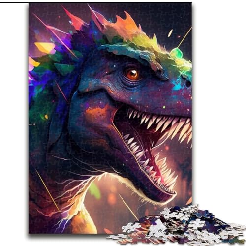 Puzzle 1000 Teile für Erwachsene Dinosaurier aus Holz, EIN tolles Geschenk für Familienspaß 50x75cm Denksportaufgabe, Spiel für Erwachsene, interaktive Familienaktivität Puzzle 1000 Teile für Erwachsene Dinosaurier aus Holz, EIN tolles Geschenk für Familienspaß 50x75cm Denksportaufgabe, Spiel für Erwachsene, interaktive Familienaktivität von MLADSOEHK