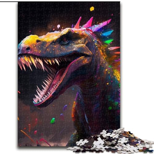 Puzzle 1000 Teile für Erwachsene Dinosaurier aus Holz, einzigartige DIY-Heimdekorations-Geschenkidee 50x75cm für Geburtstag, Feiertag, Weihnachten, Halloween Puzzle 1000 Teile für Erwachsene Dinosaurier aus Holz, einzigartige DIY-Heimdekorations-Geschenkidee 50x75cm für Geburtstag, Feiertag, Weihnachten, Halloween von MLADSOEHK