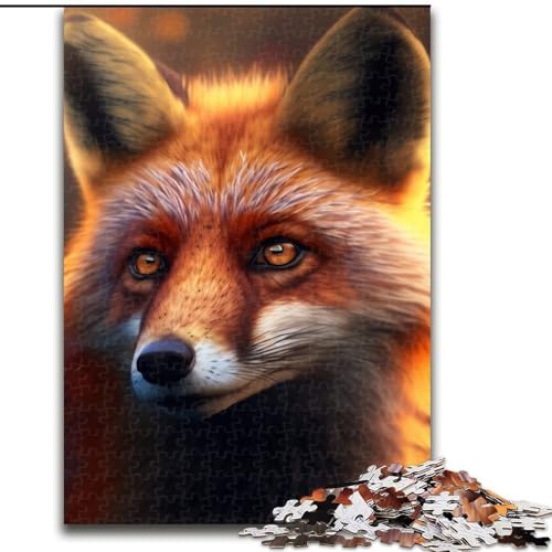 Puzzle 1000 Teile für Erwachsene Fantasy Fox aus Holz, EIN tolles Geschenk für Familienspaß 50x75cm Denksportaufgabe, Spiel für Erwachsene, interaktive Familienaktivität Puzzle 1000 Teile für Erwachsene Fantasy Fox aus Holz, EIN tolles Geschenk für Familienspaß 50x75cm Denksportaufgabe, Spiel für Erwachsene, interaktive Familienaktivität von MLADSOEHK