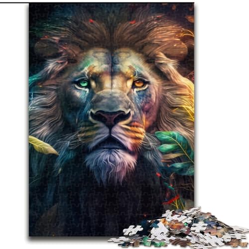 Puzzle 1000 Teile für Erwachsene Fantasy-Löwe aus Holz, EIN tolles Geschenk für Familienspaß 50x75cm Denksportaufgabe, Spiel für Erwachsene, interaktive Familienaktivität Puzzle 1000 Teile für Erwachsene Fantasy-Löwe aus Holz, EIN tolles Geschenk für Familienspaß 50x75cm Denksportaufgabe, Spiel für Erwachsene, interaktive Familienaktivität von MLADSOEHK