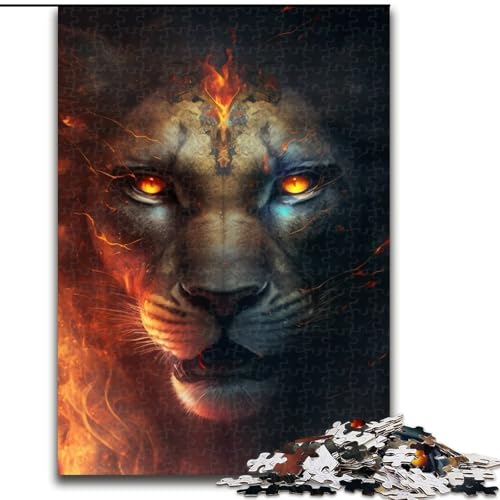 Puzzle 1000 Teile für Erwachsene Fantasy-Löwe aus Holz, EIN tolles Geschenk für Familienspaß 50x75cm Denksportaufgabe, Spiel für Erwachsene, interaktive Familienaktivität Puzzle 1000 Teile für Erwachsene Fantasy-Löwe aus Holz, EIN tolles Geschenk für Familienspaß 50x75cm Denksportaufgabe, Spiel für Erwachsene, interaktive Familienaktivität von MLADSOEHK